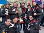 S kolegy po vítězství na Rallye Monte Carlo 2023 | Autor: archiv D. Zubíčka