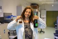 Viola Caminiti: "My goal is to utilize by-products from Prosecco production to create biodegradable polymers." | Autor: Archive FCH BUT